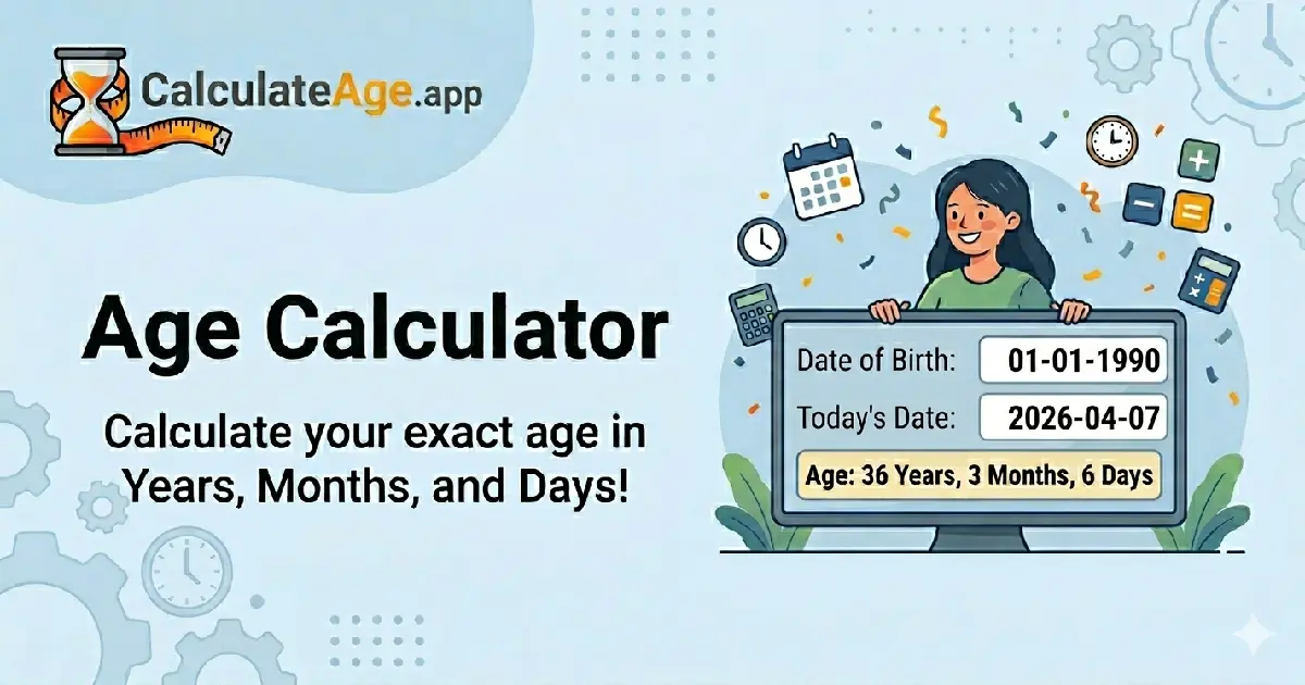 Age Calculator | Calculate Your Age Instantly (Years, Months & Days)